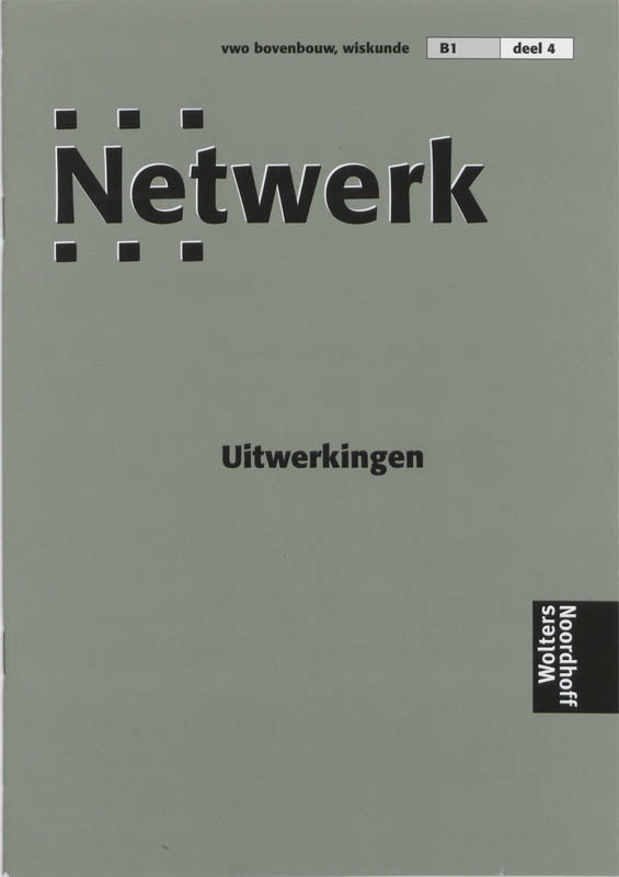 Omslag van Uitwerkingen