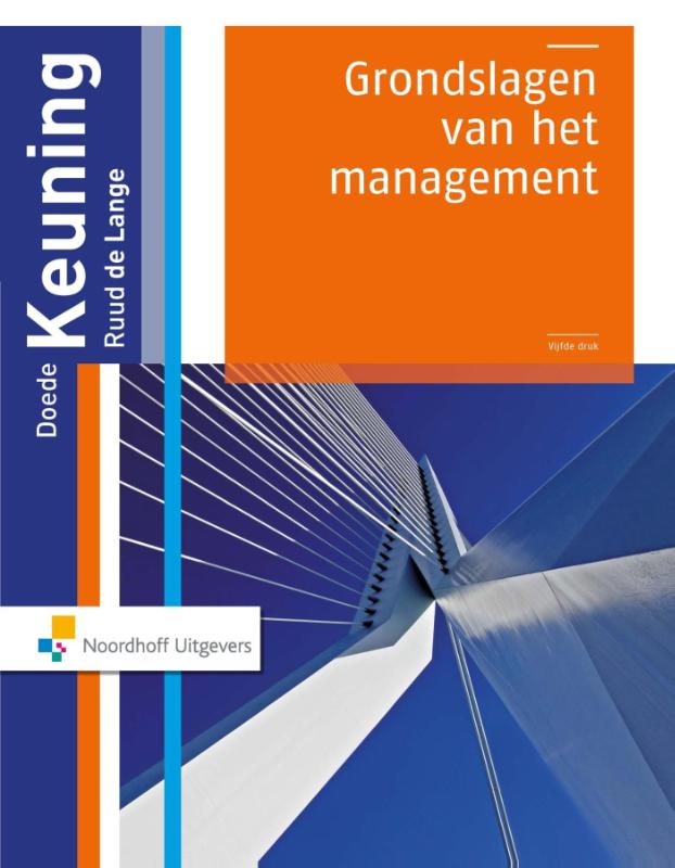Omslag van Grondslagen van het management