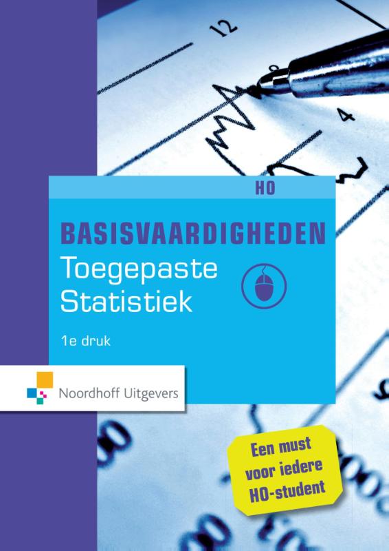 Omslag van Basisvaardigheden toegepaste statistiek HO