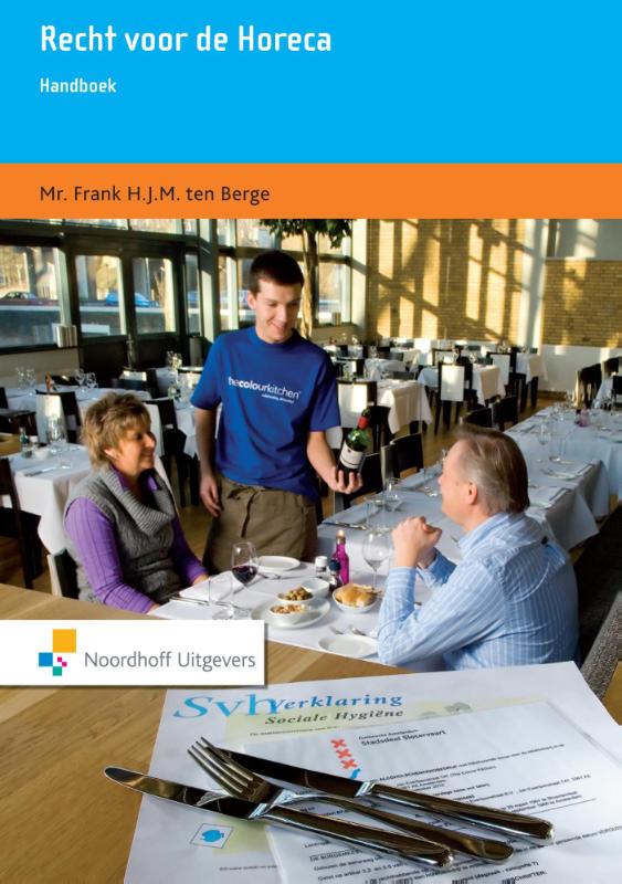 Omslag van Recht voor de horeca