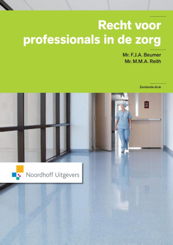 Omslag van Recht voor professionals in de zorg
