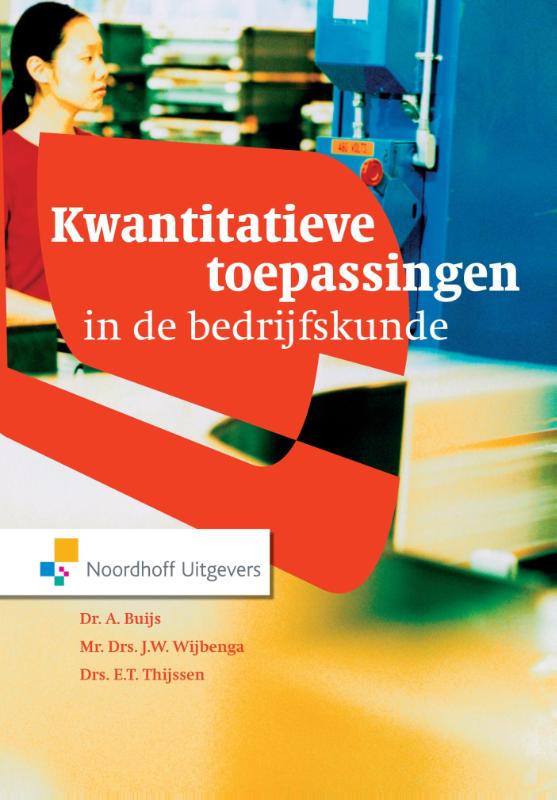 Omslag van Kwantitatieve toepassingen in de bedrijfskunde