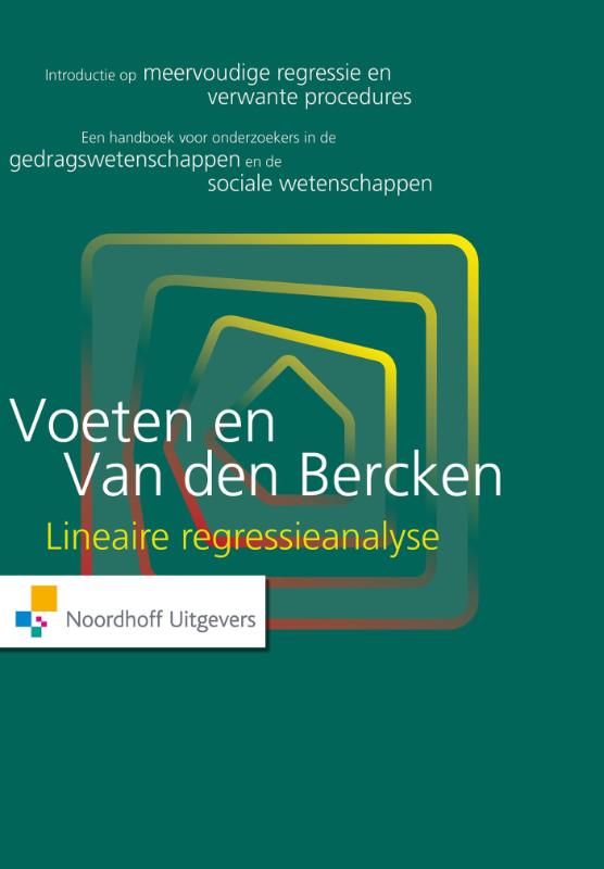 Omslag van Lineaire regressieanalyse