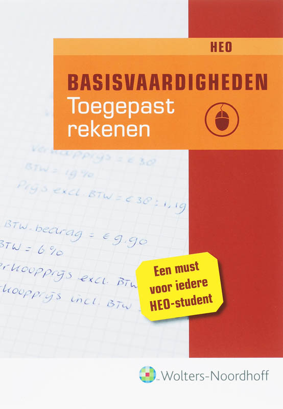 Omslag van Basisvaardigheden Toegepast rekenen voor het HEO