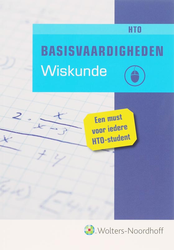 Omslag van Basisvaardigheden wiskunde voor het HTO