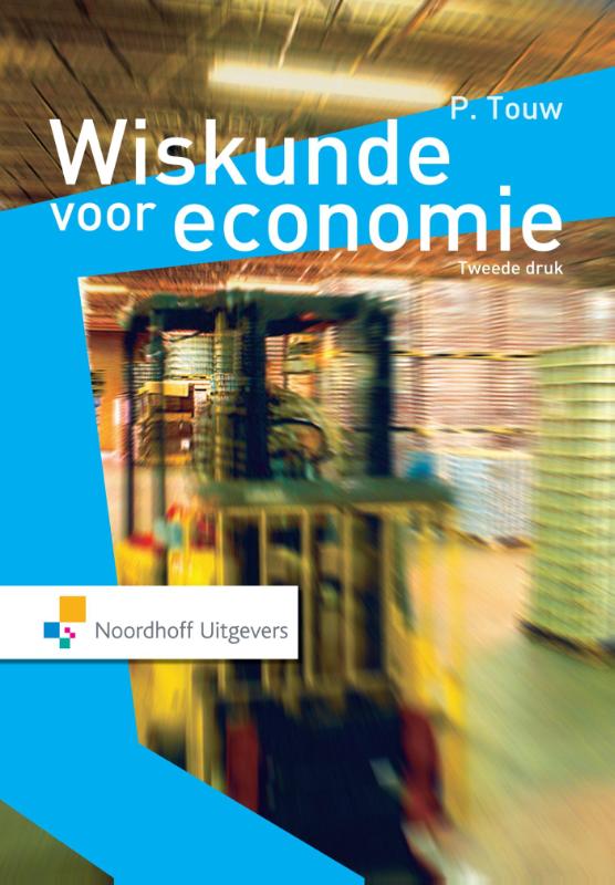 Omslag van Wiskunde voor economie