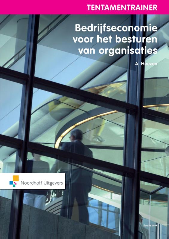 Omslag van Bedrijfseconomie voor het besturen van organisaties