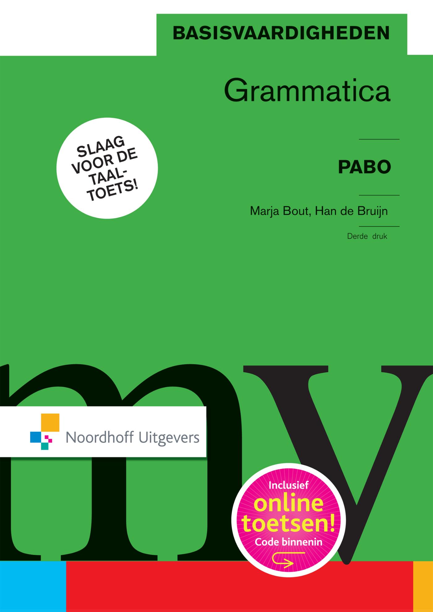 Omslag van Basisvaardigheden grammatica