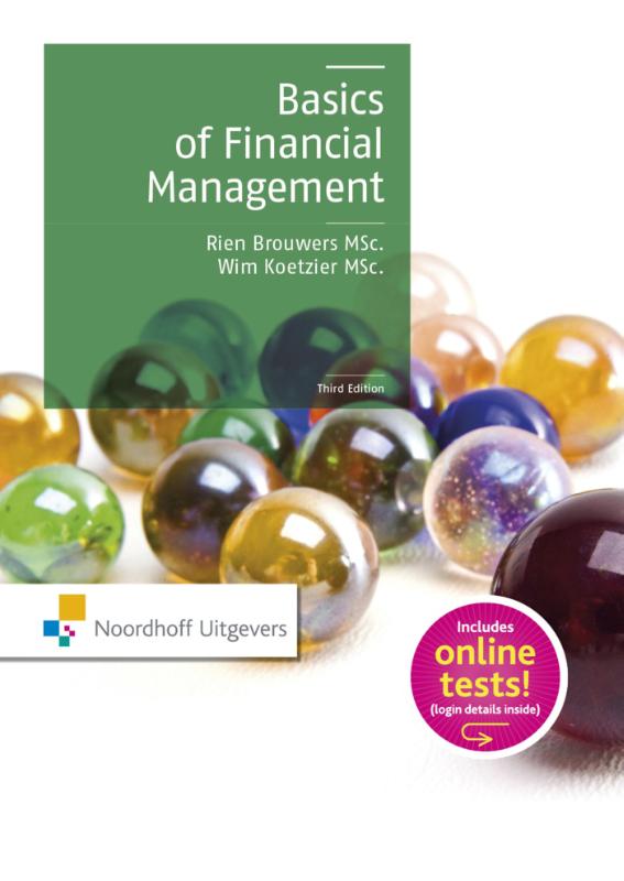 Omslag van Basics of financial management