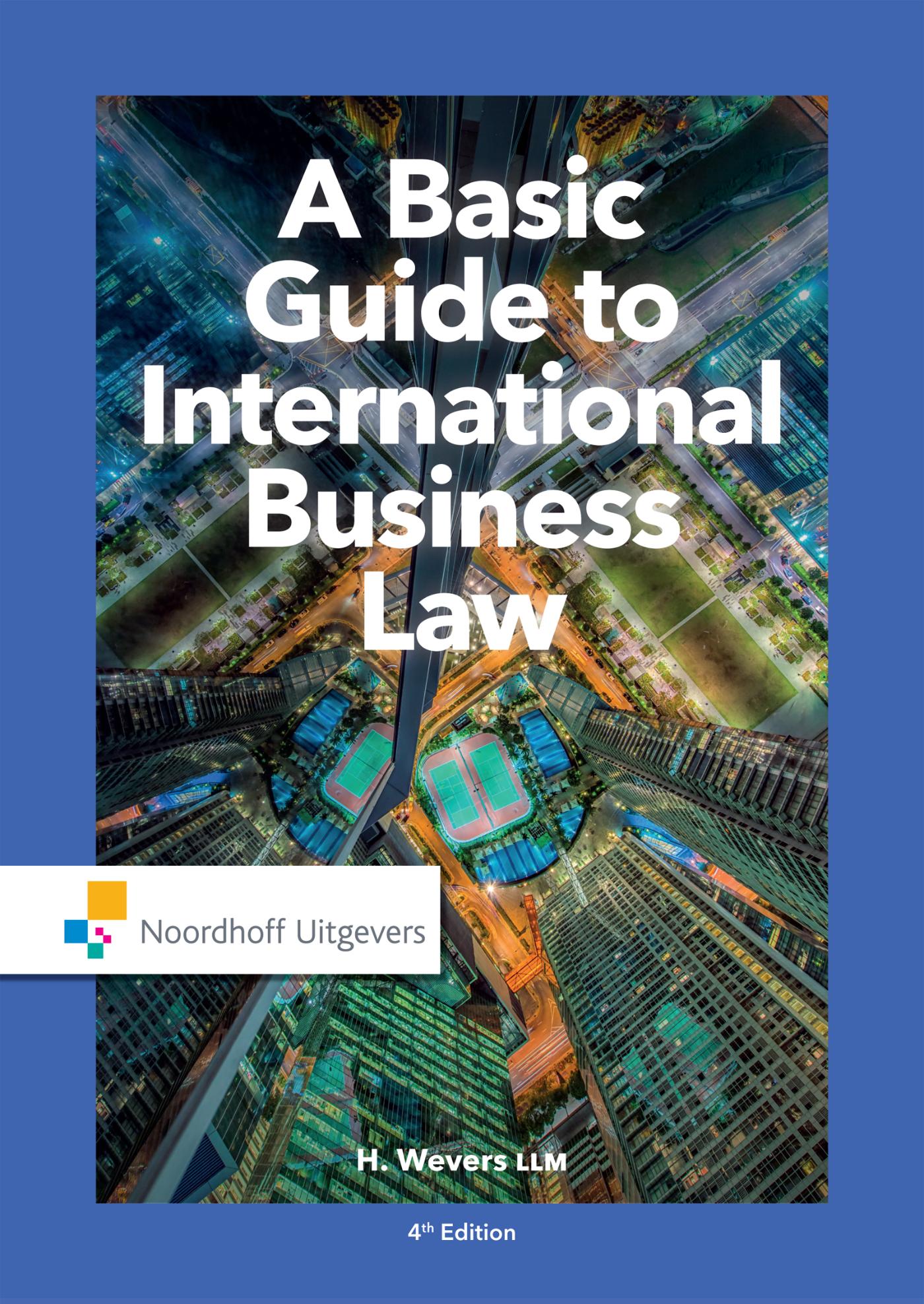 Omslag van A basic guide to International business law