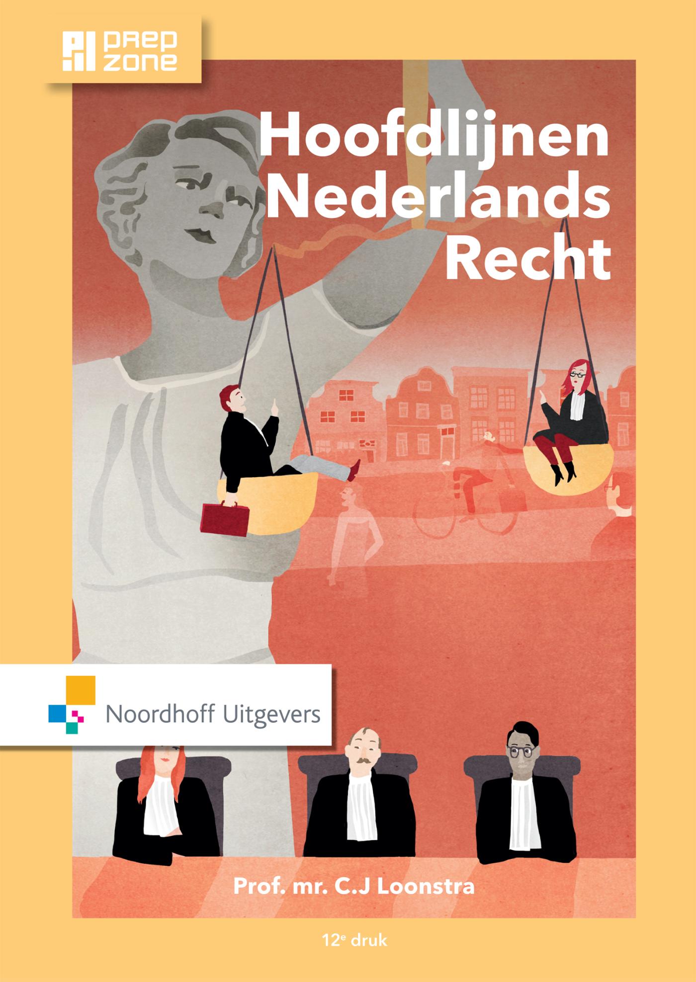 Omslag van Hoofdlijnen Nederlands recht