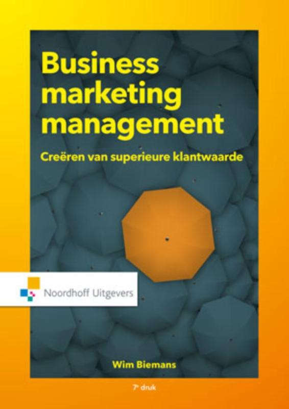 Omslag van Business marketing management