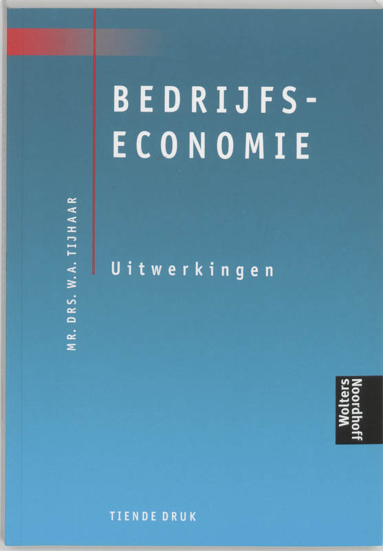 Omslag van Uitwerkingen