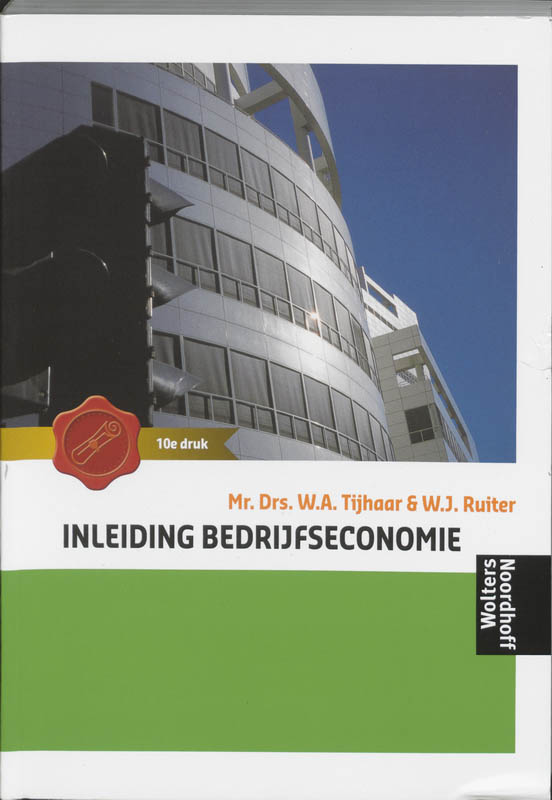 Omslag van Inleiding bedrijfsconomie