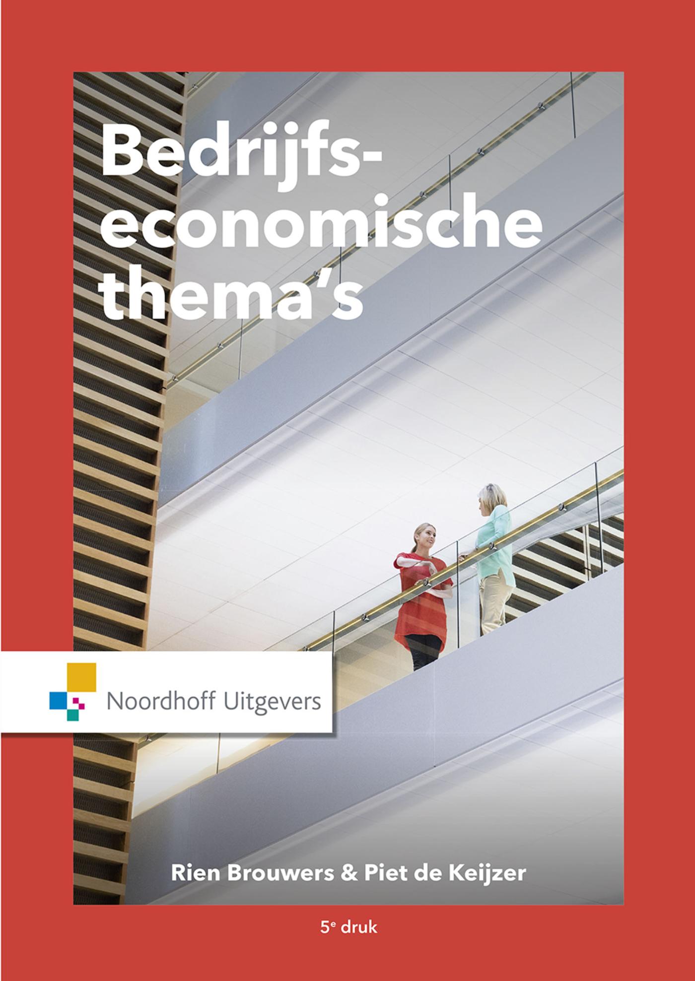 Omslag van Bedrijfseconomische thema's