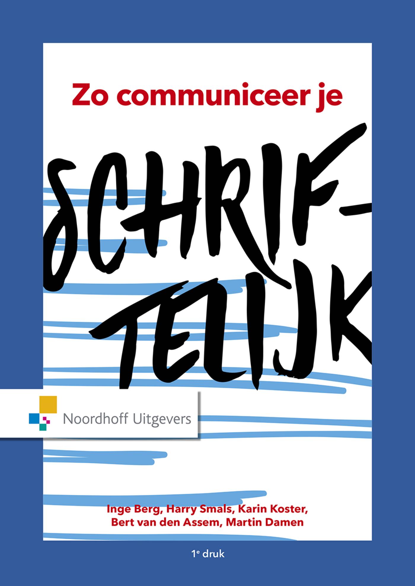 Omslag van Zo communiceer je schriftelijk