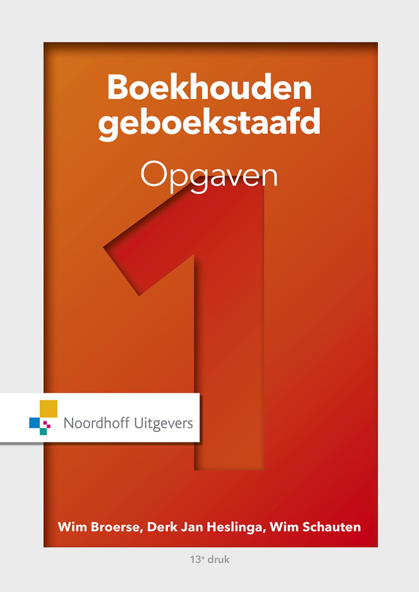 Omslag van 1 Opgaven