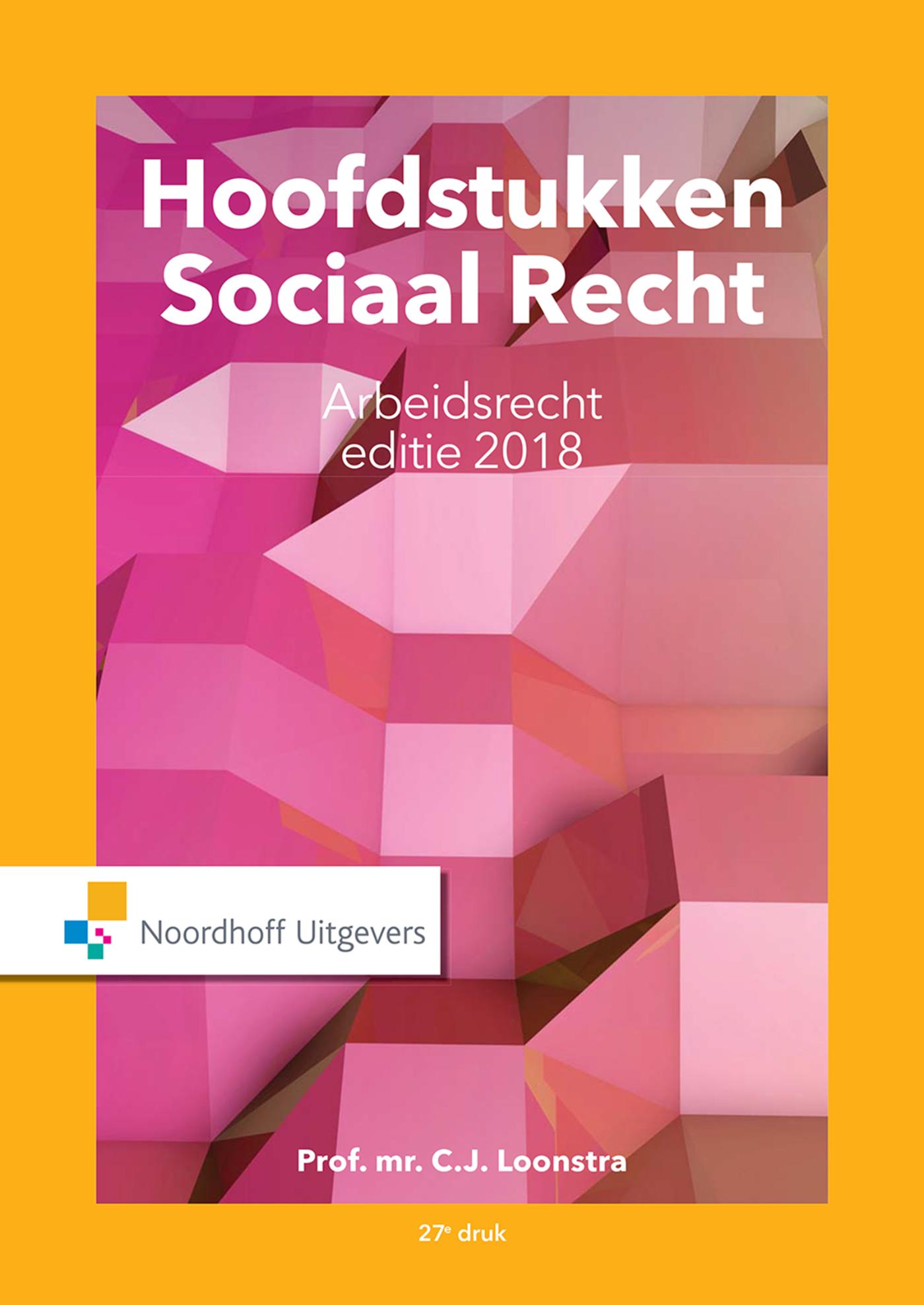 Omslag van Arbeidsrecht 2018