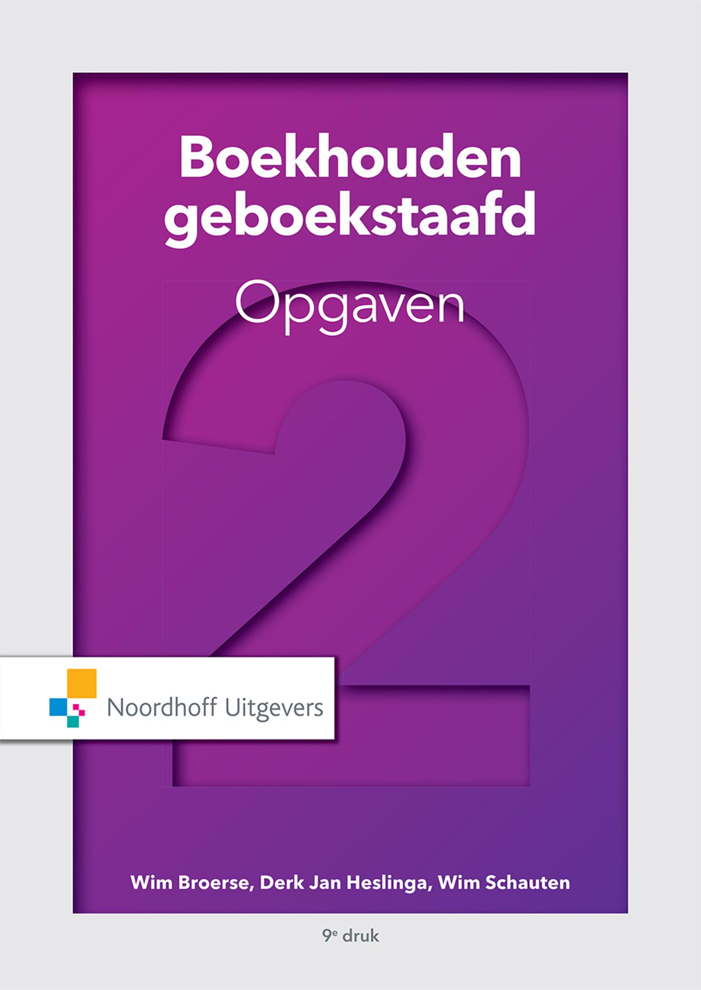 Omslag van opgaven