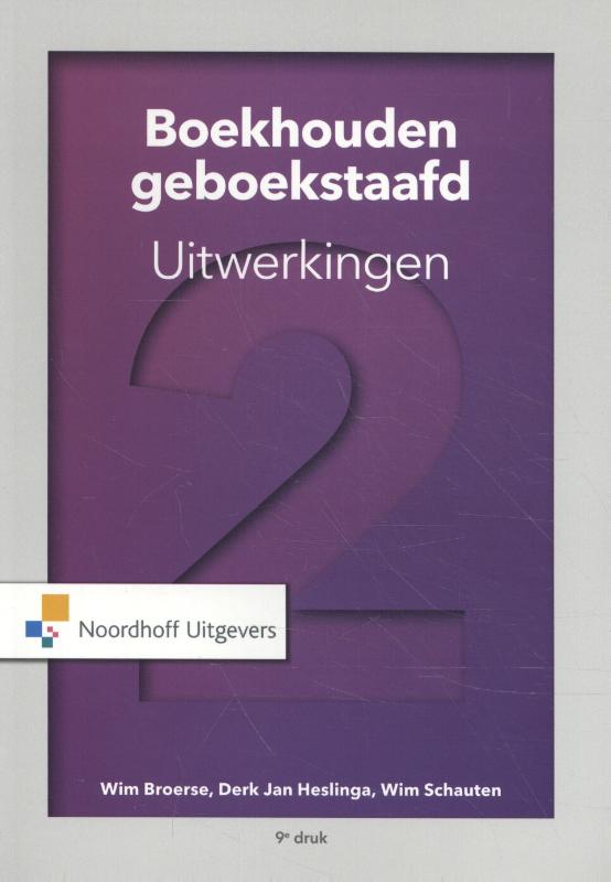 Omslag van uitwerkingen