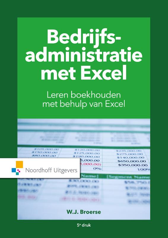 Omslag van Bedrijfsadministratie met Excel