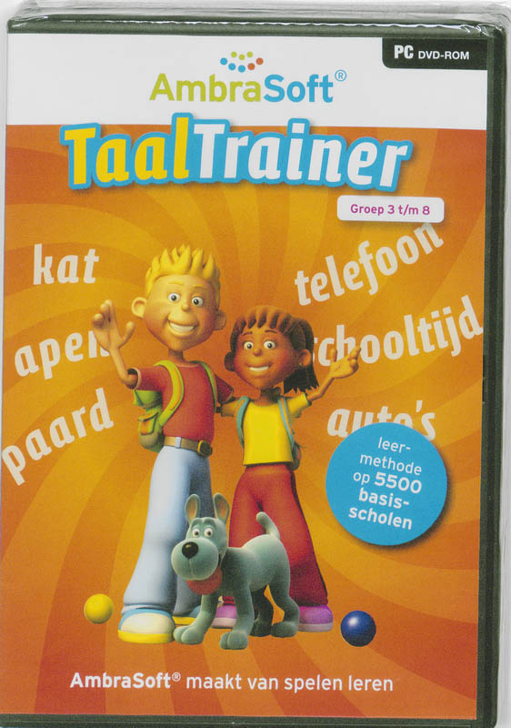 Omslag van AmbraSoft TaalTrainer 2010-2011