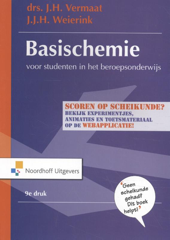 Omslag van Basischemie voor studenten in het beroepsonderwijs