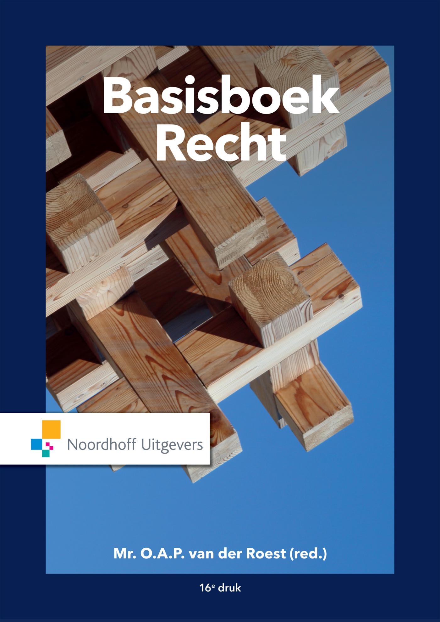 Omslag van Basisboek Recht