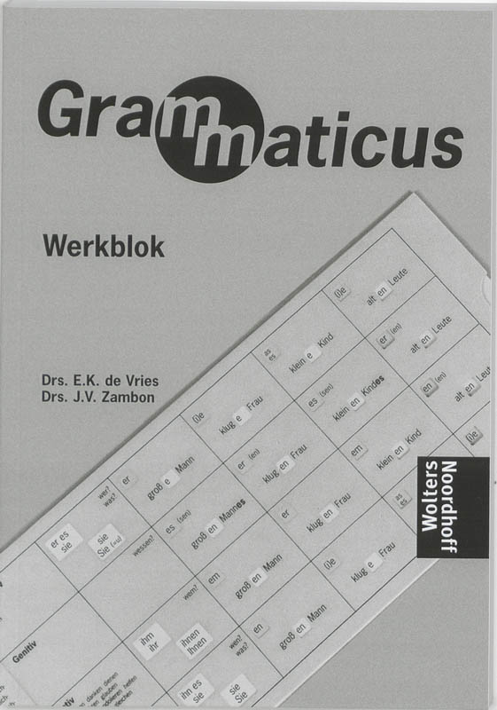 Omslag van Werkblok
