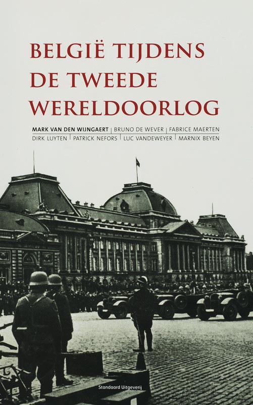Omslag van Belgie tijdens de tweede wereldoorlog