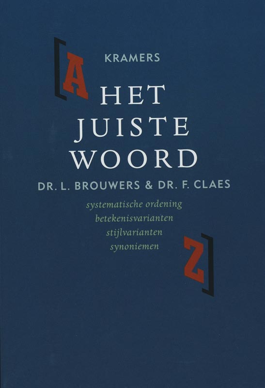 Omslag van Kramers Het juiste woord