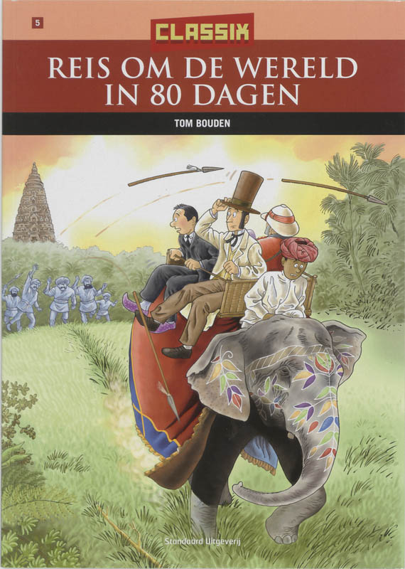 Omslag van De reis om de wereld in 80 dagen