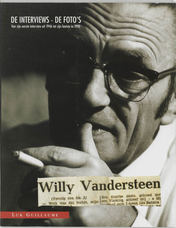 Omslag van Willy Vandersteen de interviews, foto's