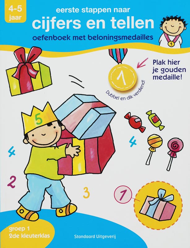 Omslag van Eerste stappen naar cijfers en tellen4-5 jaar