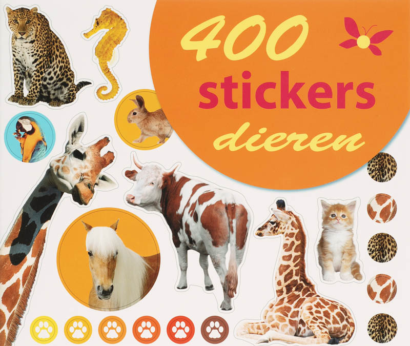 Omslag van 400 Stickers-dieren