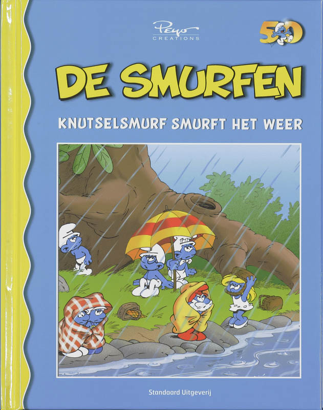 Omslag van Knutselsmurf smurft het weer