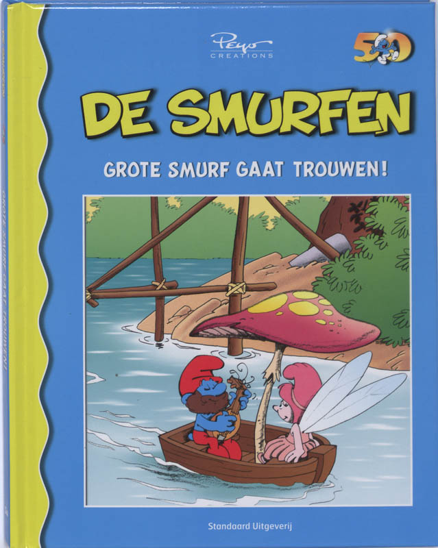 Omslag van Grote Smurf gaat trouwen