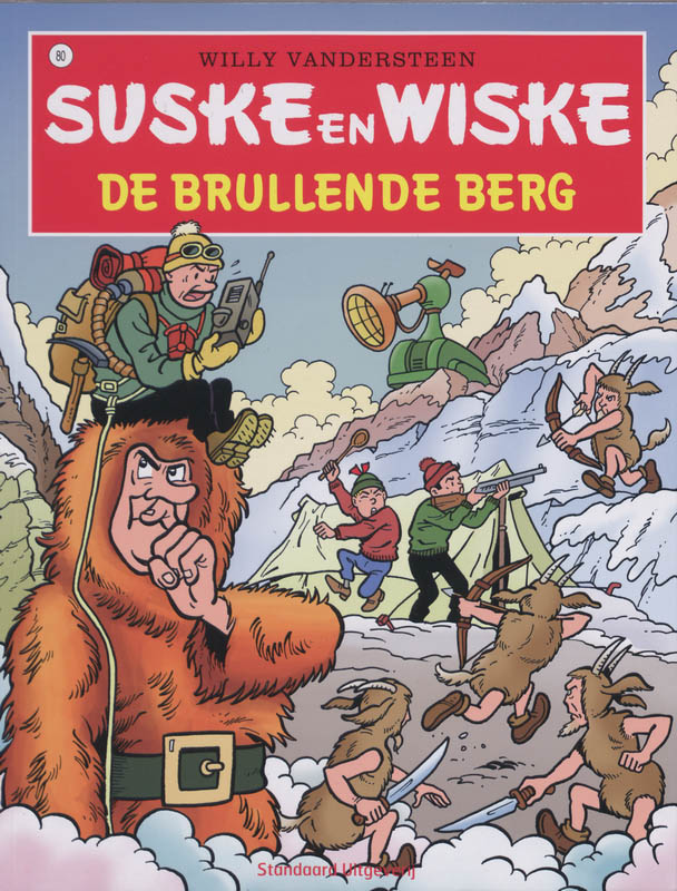 Omslag van De brullende berg