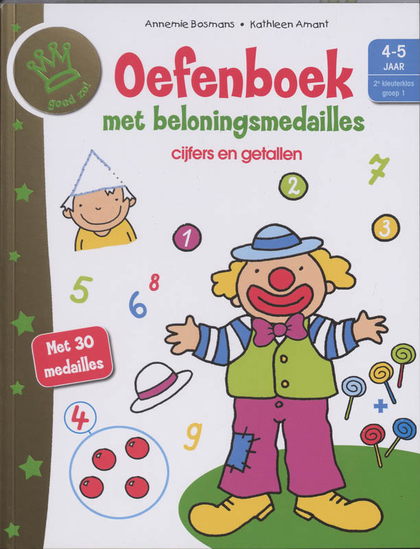 Omslag van Oefenboek met beloningsmedailles