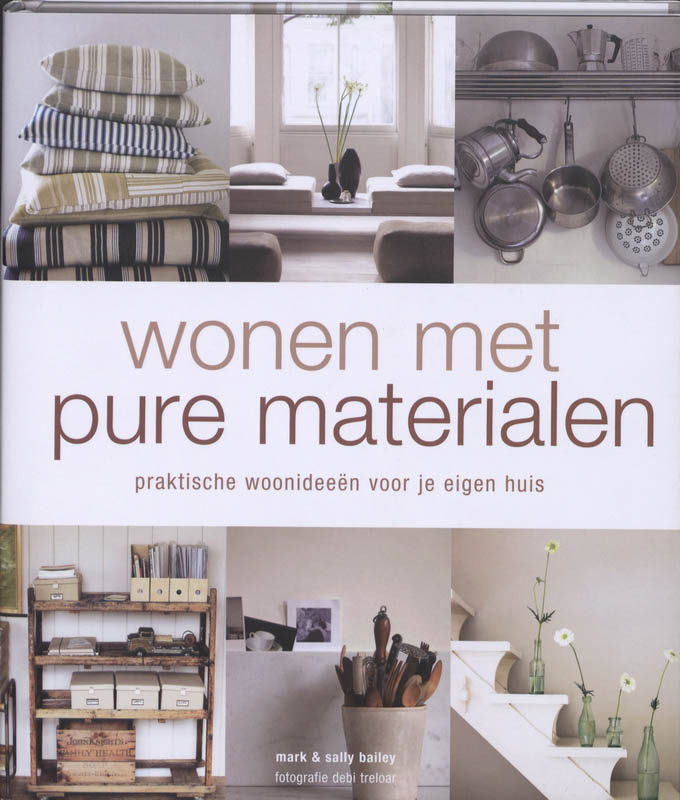 Omslag van Wonen met pure materialen