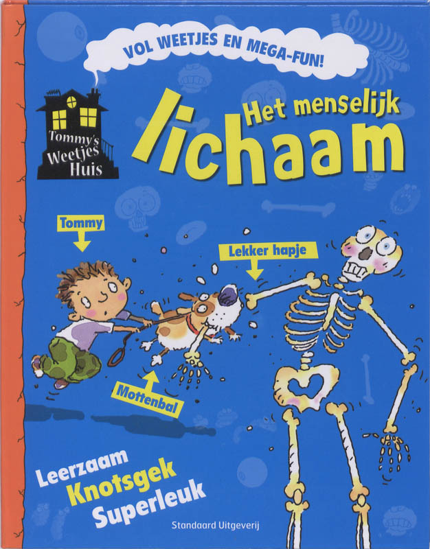 Omslag van Tommy's Weetjeshuis Het Menselijk Lichaam