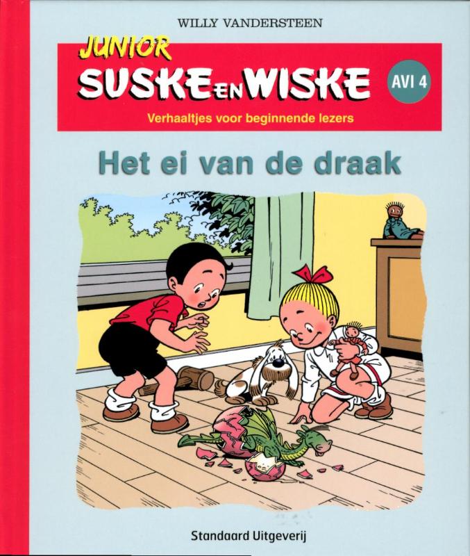Omslag van Junior Suske en Wiske Het ei van de draak