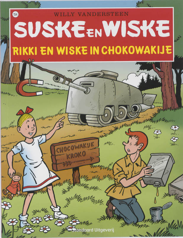 Omslag van Rikki/wiske in Chocowakije