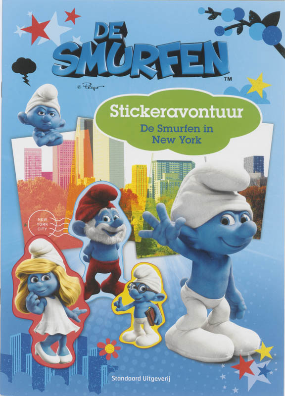 Omslag van De Smurfen stickeravontuur