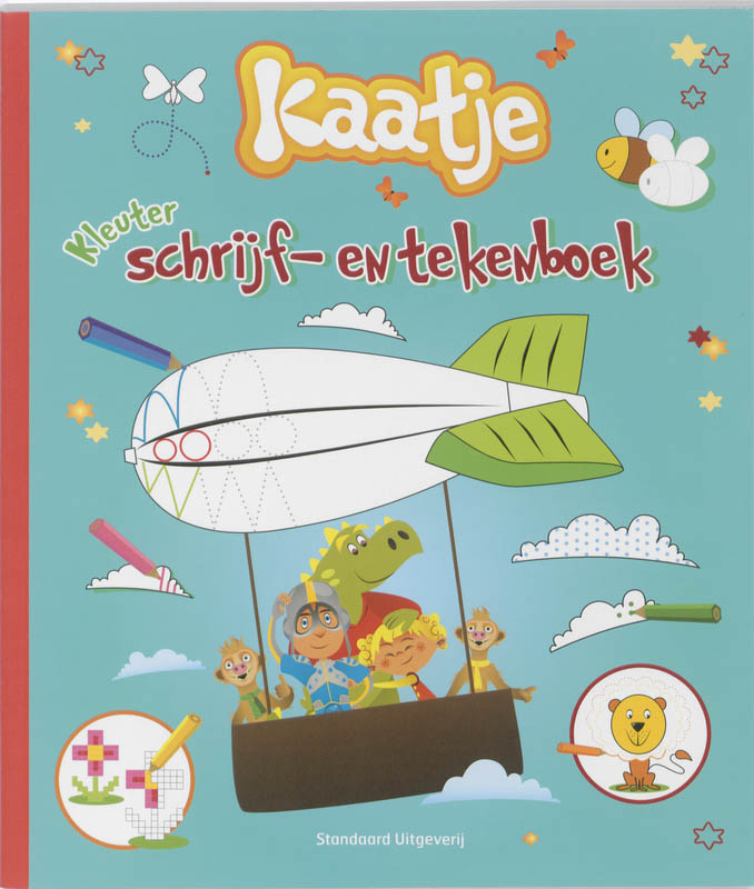Omslag van Kaatje Kleuter schrijf- en tekenboek