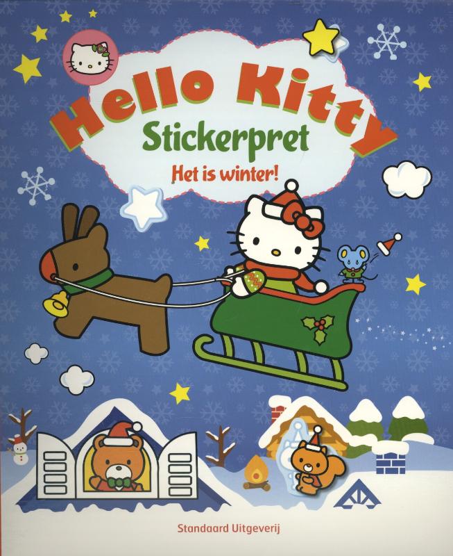 Omslag van Stickerpret. Het is winter!