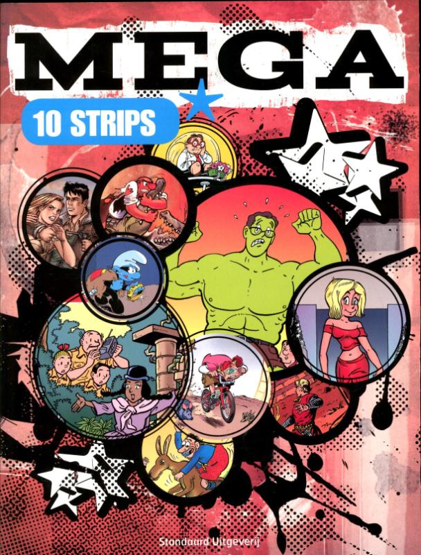 Omslag van Mega 10 strips