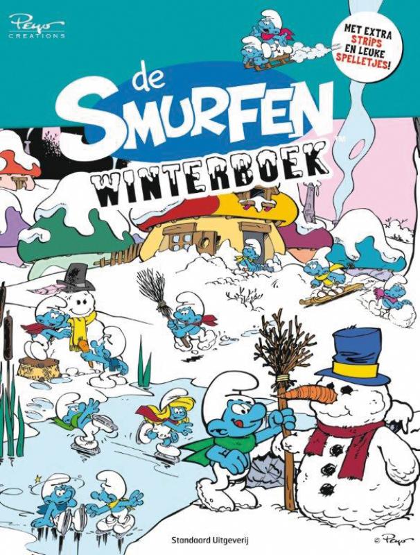 Omslag van De Smurfen Winterboek