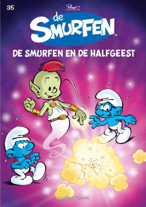 Omslag van De Smurfen en de halfgeest