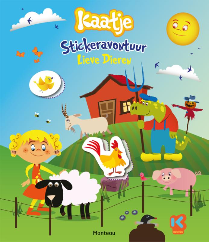 Omslag van Stickeravontuur lieve dieren